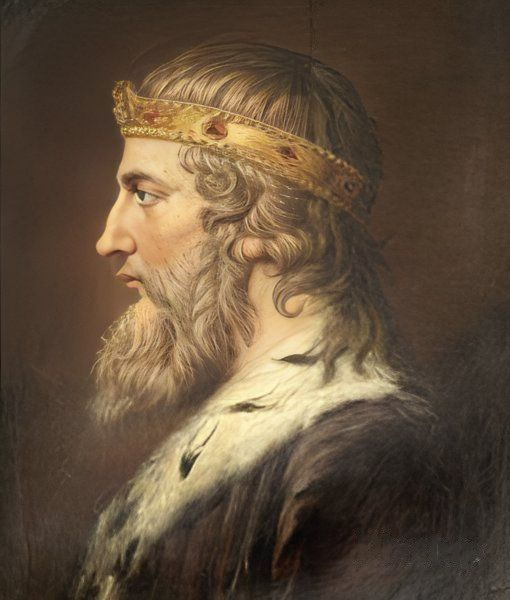 Portrait of Alfred the Great by Samuel Woodforde (1763-1817)