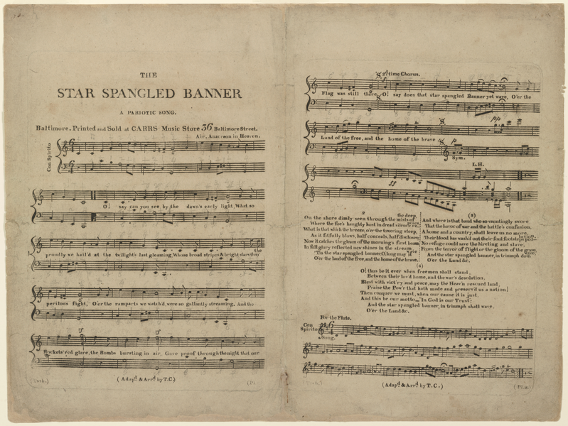 Star Spangled Banner Sheet Music