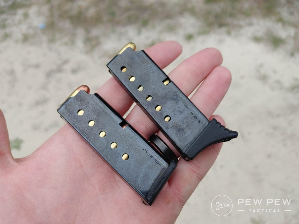 KelTec P32 vs P3AT magazines