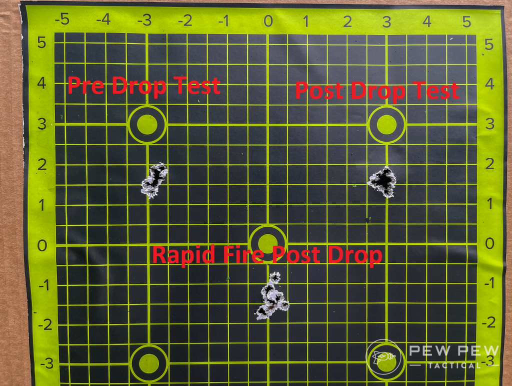 AT3 Drop Test Accuracy Results