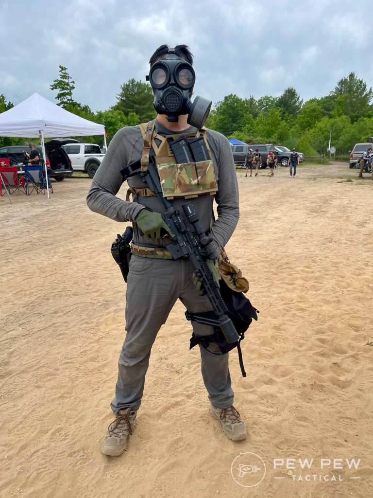 Eric in Mira Safety Mask at Wolverine 5K