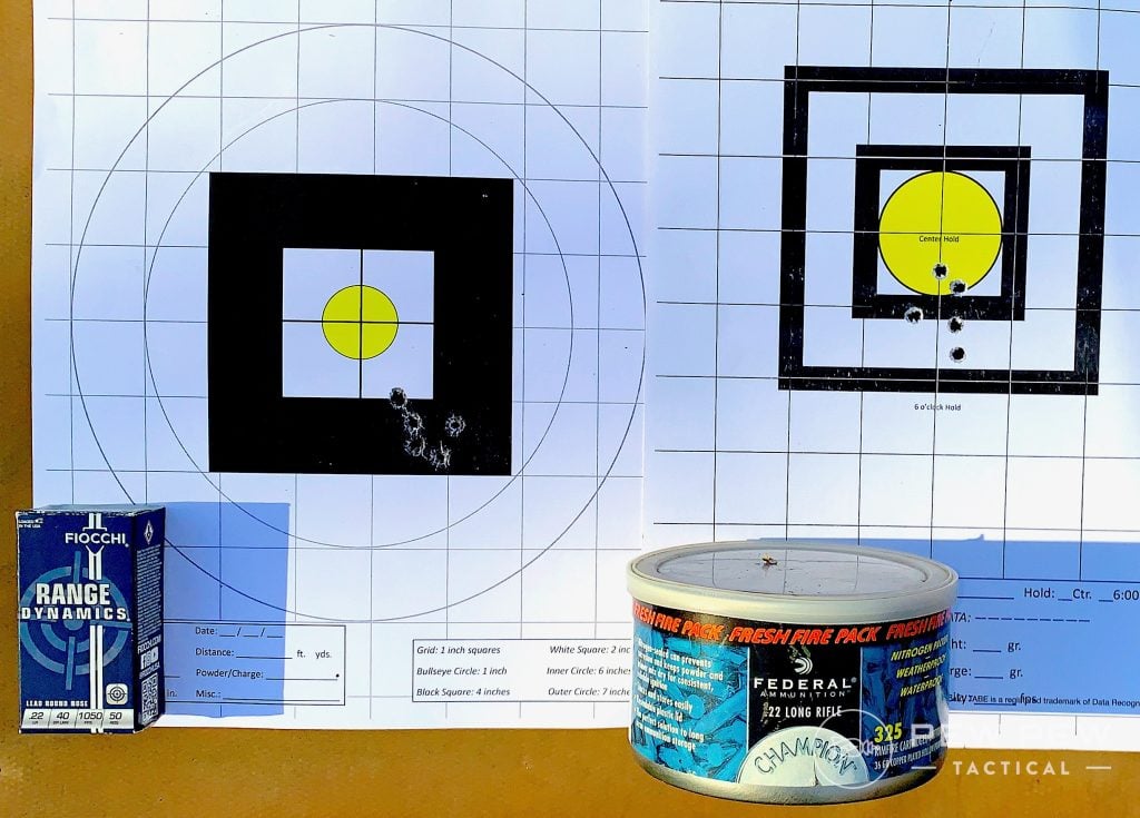 S&W M&P Sport 15-22 targets