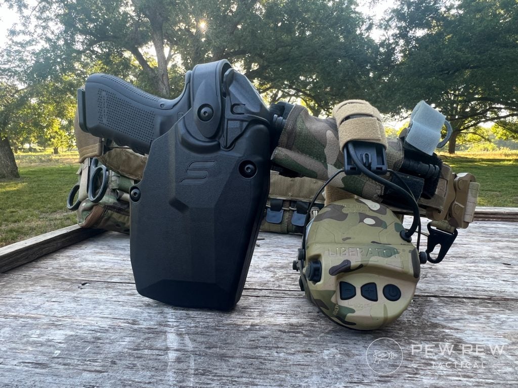 Trijicon RCR holstered