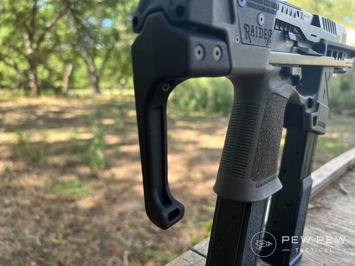 Sig Sauer P320 Flux Legion brace tucked