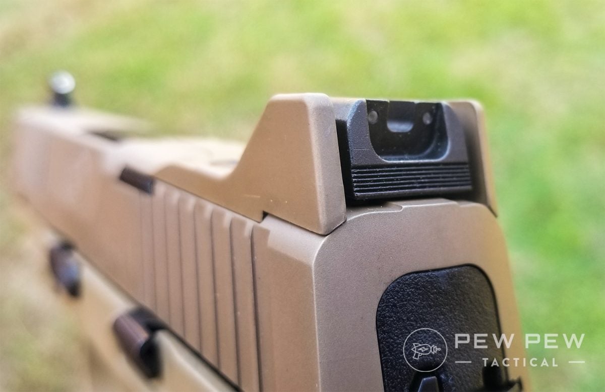 FN 510 Tactical Rear sight