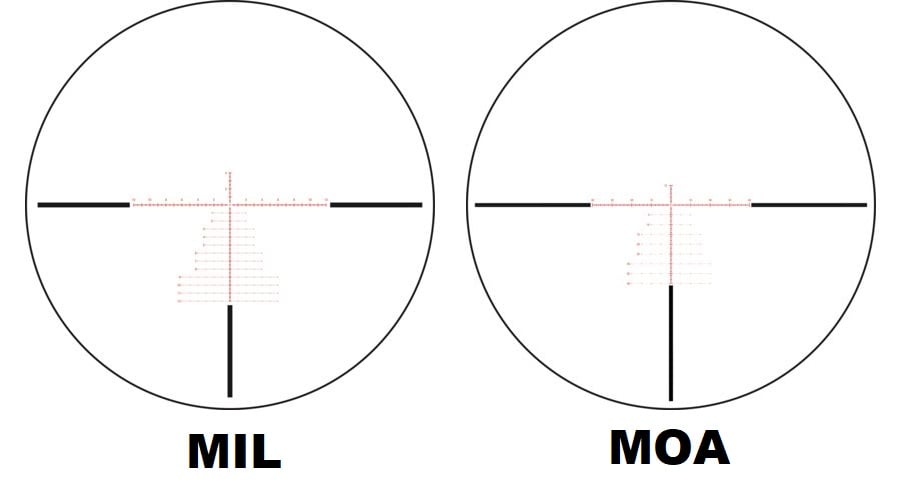 Trijicon Credo 2-10 Reticles