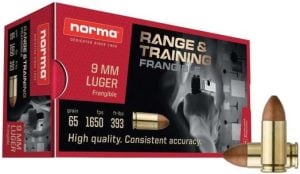 Product Image for Norma 9mm Ammo 65gr Frangible