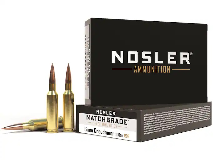 Nosler RDF Match Grade 6mm Creedmoor 105gr HPBT