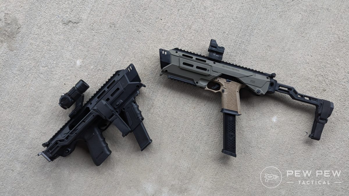 Meta Tactical MX-1 kits with braces folded