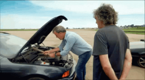 Jeremy Clarkson car repair